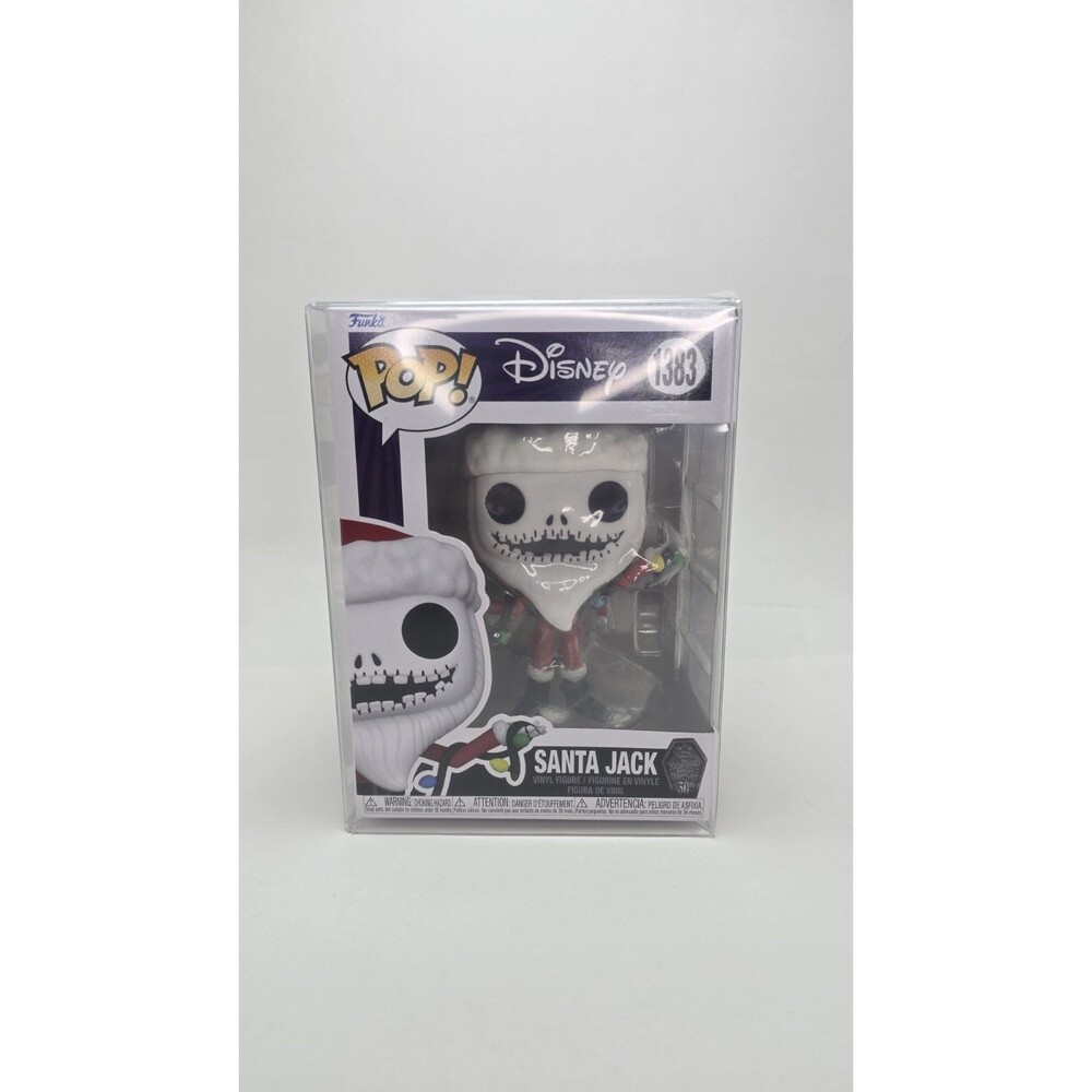 Funko Pop! Disney Santa Jack Skellington #1383 Vinyl Figure w/ case, read descr